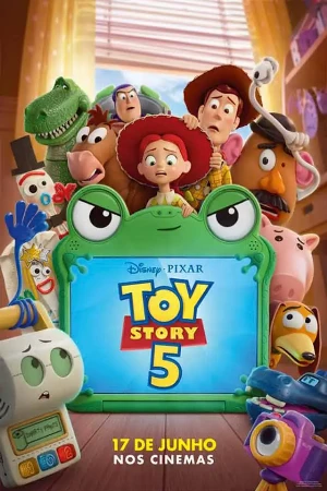 capa do filme Toy Story 5 que está em exibição no cinema em maringá